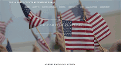 Desktop Screenshot of laportecountygop.org